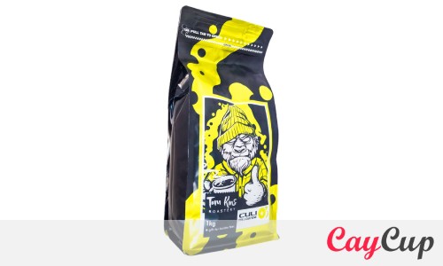 ویژگی دانه قهوه ۹۰% روبوستا کولی زرد تام کینز