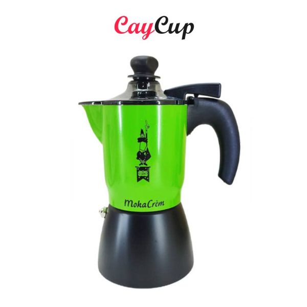 قهوه جوش و اسپرسو ساز موکاکرم مدل 3 Cup (سبز)