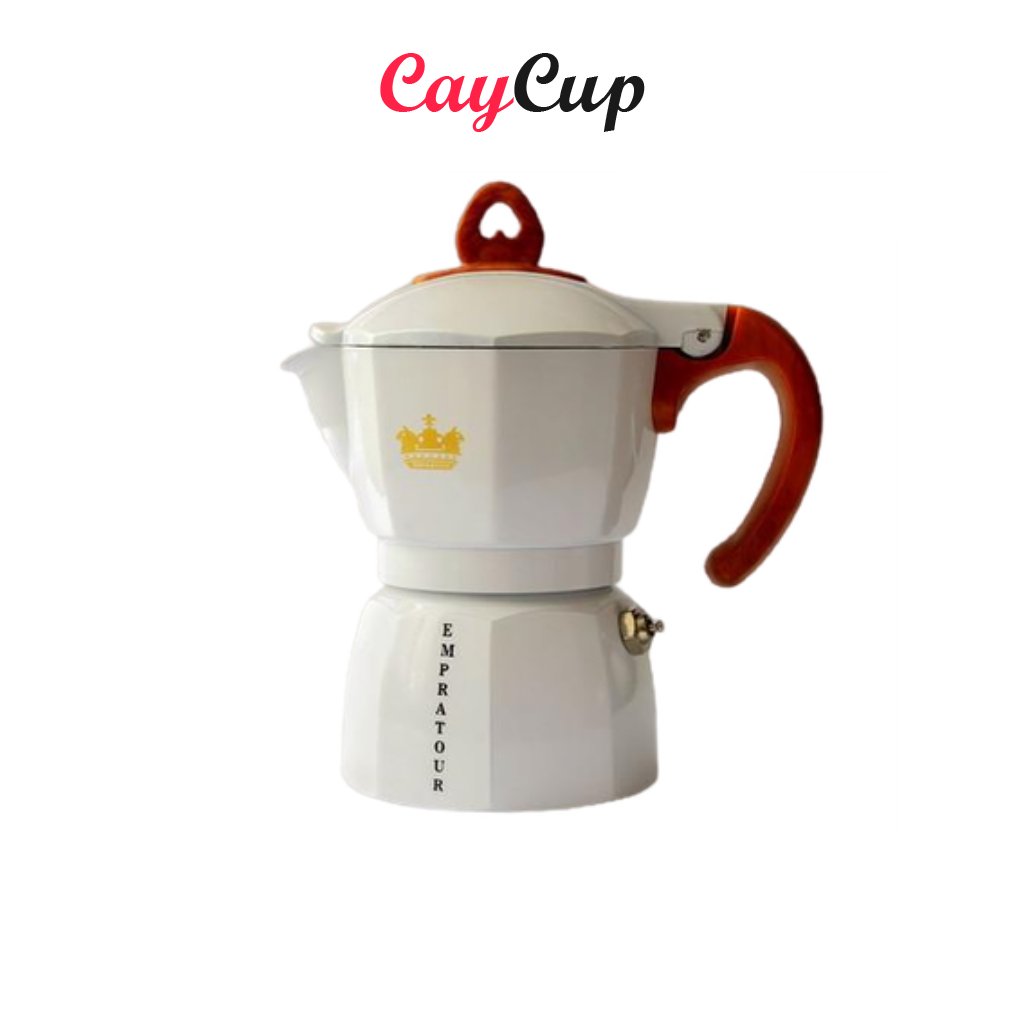 قهوه جوش امپراتور مدل AQ 4 Cups (سفید)