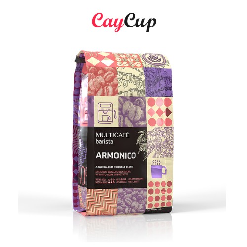 دانه قهوه ترکیبی آرمونیکو مولتی کافه 250 گرمی