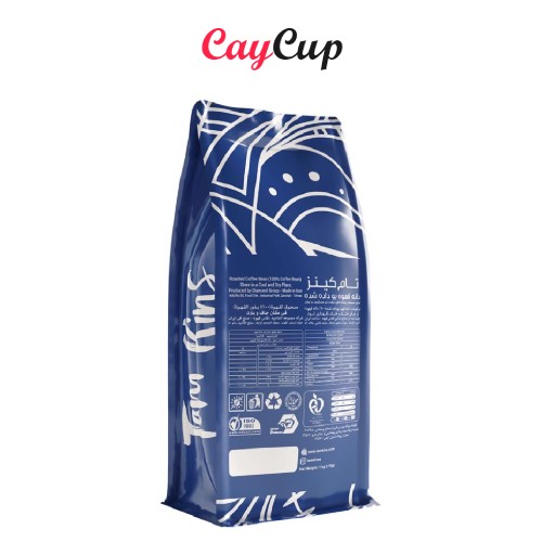 قیمت دانه قهوه 100% عربیکا اتیوپی تام کینز 1000 گرم